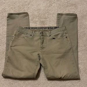 Size 34 KR3W Denim Company KSlims